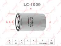Фильтр масляный HCV LYNXauto LC-1009